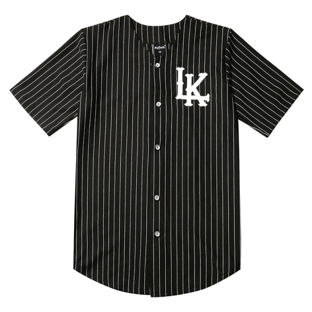 Baseball uniform T-shirt Casual fashion hip hop baseball jersey men's clothing