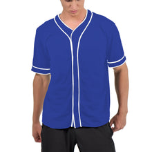 Load image into Gallery viewer, Harajuku Solid Color Baseball Jersey Men Single Breasted Summer Short Sleeve Tee Shirts Teen Clothes
