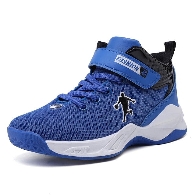 Autumn Sneakers For Boys Fashion Breathable Casual Boys Leather Sports Shoes Children Brand Running Basketball Shoes