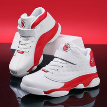 Load image into Gallery viewer, Children&#39;s Leather Running Shoe Boys Non-Slip Sneakers High-Top Basketball  Casual Sports Shoes
