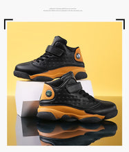 Load image into Gallery viewer, Children&#39;s Leather Running Shoe Boys Non-Slip Sneakers High-Top Basketball  Casual Sports Shoes
