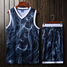 Load image into Gallery viewer, Men Women Basketball Jerseys Colorful Uniforms Sport Clothing Shirts Shorts Suits Side Pockets  Custom Printing Draw
