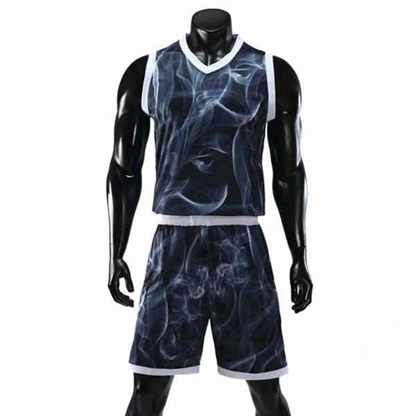 Men Women Basketball Jerseys Colorful Uniforms Sport Clothing Shirts Shorts Suits Side Pockets  Custom Printing Draw