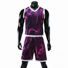 Load image into Gallery viewer, Men Women Basketball Jerseys Colorful Uniforms Sport Clothing Shirts Shorts Suits Side Pockets  Custom Printing Draw
