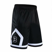 Load image into Gallery viewer, Men Basketball Sports Shorts Running Fitness Quick Dry Jogging Active Athletic Performance Workout with Zipper Pocket
