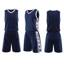 Load image into Gallery viewer, 2020 Men/ Kids Basketball Jerseys Suit,College Mens Basketball Uniforms Sport Kit,Boys basket Shirt Shorts Set Breathable Custom
