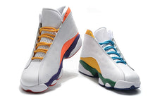 Load image into Gallery viewer, Black Cat Firestones Green Gentlemen Basketball Shoes Cap And Toga
