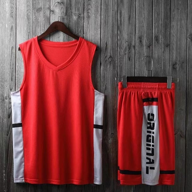 Men Basketball Jerseys Suit College Basketball Uniforms Sport Shirts Shorts  Running Training Sportswear