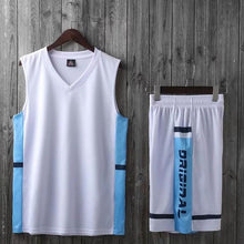 Load image into Gallery viewer, Men Basketball Jerseys Suit College Basketball Uniforms Sport Shirts Shorts  Running Training Sportswear
