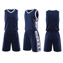 Load image into Gallery viewer, Men Basketball Jerseys ,College Mens Basketball Uniforms Sport Shirt Shorts Set Breathable Custom
