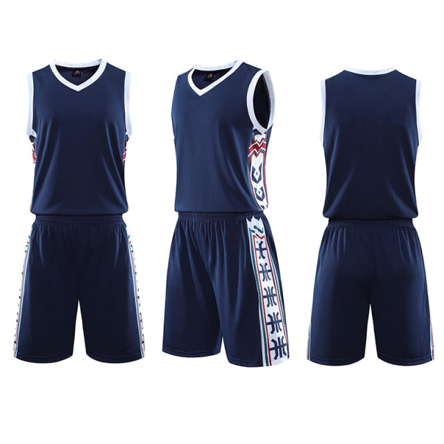 Men Basketball Jerseys ,College Mens Basketball Uniforms Sport Shirt Shorts Set Breathable Custom