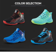 Load image into Gallery viewer, Children&#39;s High-Top Breathable Outdoor Casual Basketball Sneaker Boys Running Sports Sneakers
