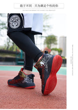 Load image into Gallery viewer, Children&#39;s High-Top Breathable Outdoor Casual Basketball Sneaker Boys Running Sports Sneakers

