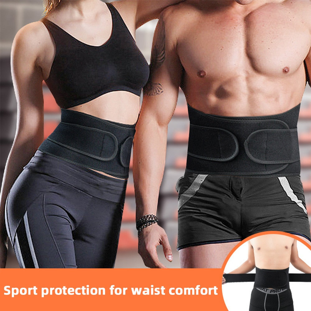Adjustable Waist Support Belt Fitness Training Waist Belt Weight Lifting Sports Protector Muscle Compression Body Shaping
