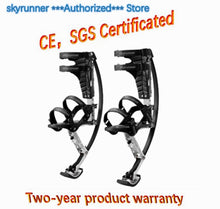 Load image into Gallery viewer, Skyrunner For People Weight:66~110 lbs/30~50kg black Jumping Stilts/skyrunner/Jump shoes/Flying Shoes
