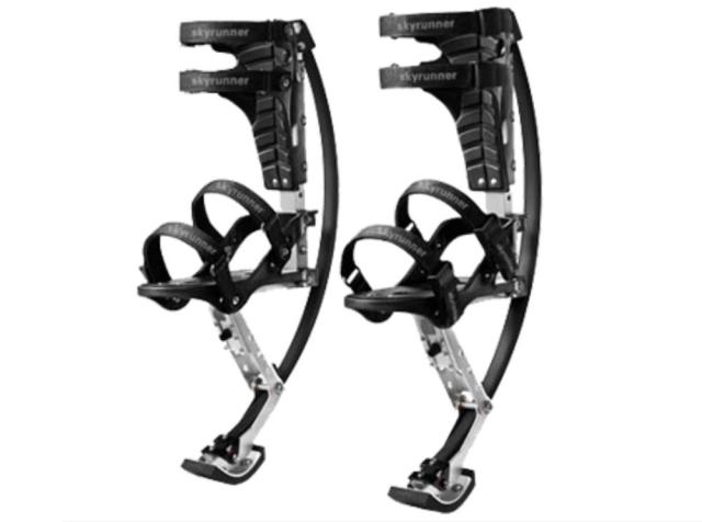 Skyrunner For People Weight:66~110 lbs/30~50kg black Jumping Stilts/skyrunner/Jump shoes/Flying Shoes