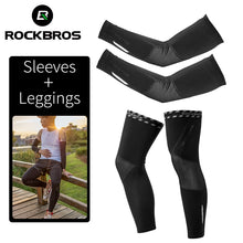 Load image into Gallery viewer, ROCKBROS Cycling Running Winter Fleece Warm Arm Sleeves Breathable Sports Fitness Arm Covers Basketball Arm Warmers
